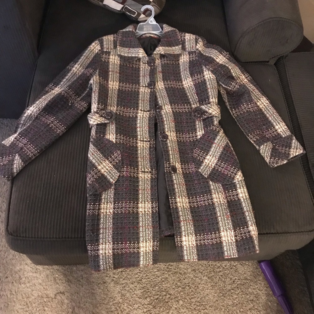 American Rag Pea checker pea coat